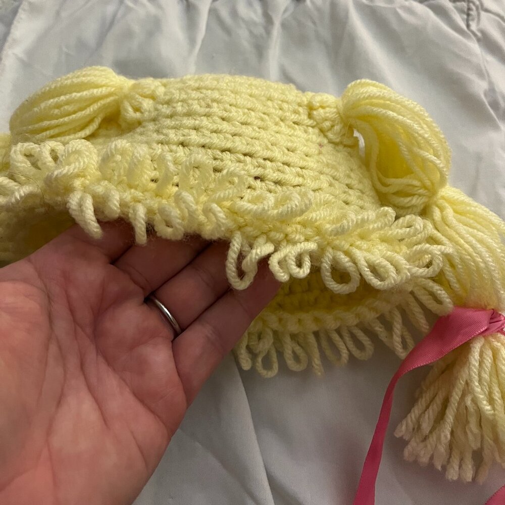 Crochet Cabbage Patch Inspired Hat